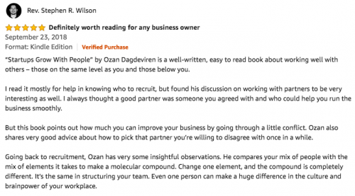 Startups Grow With People Reader Comments