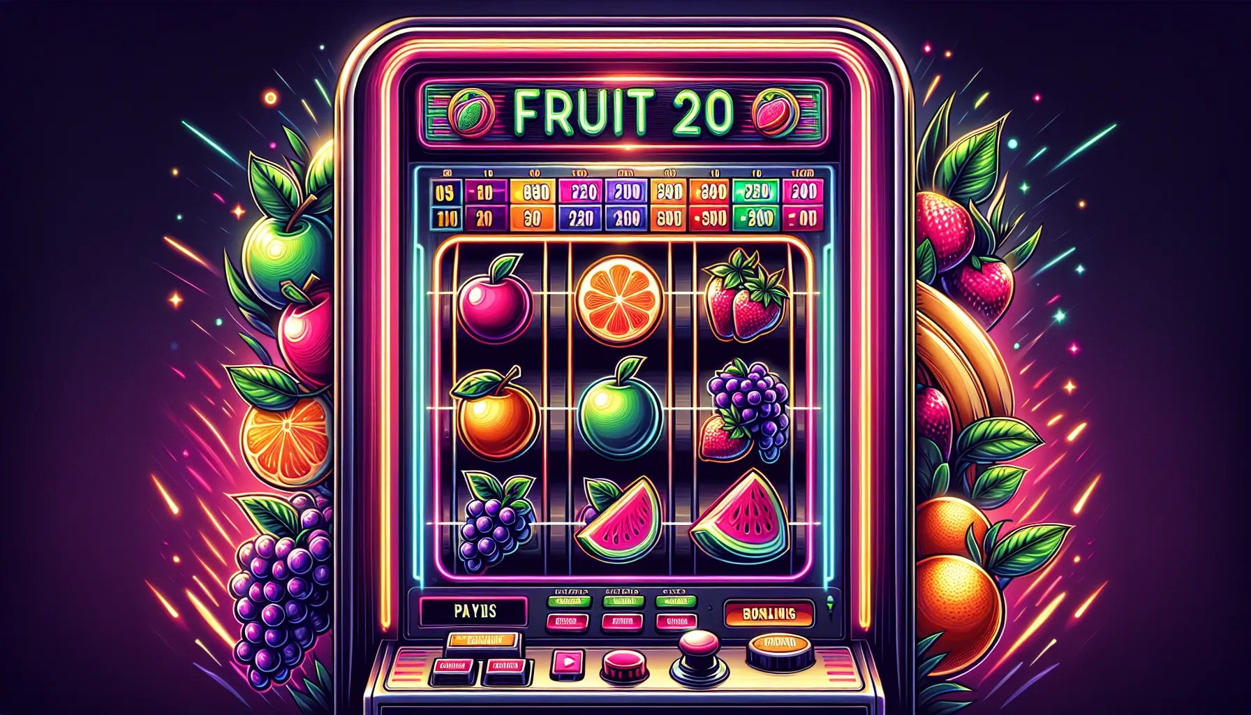 Fruits 20: Slot Buah Klasik dengan 20 Paylines dan Hadiah Segar